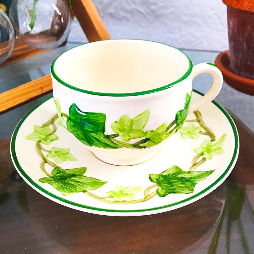 Franciscan Ivy Coffee Cup and Saucer - I Love Lucy ❤️ - Picture 6 of 8